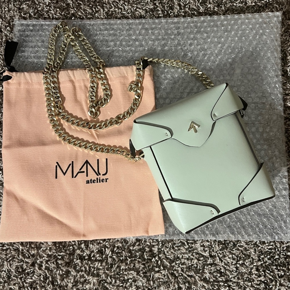 Manu Atelier Mini Pristine Crossbody Bag